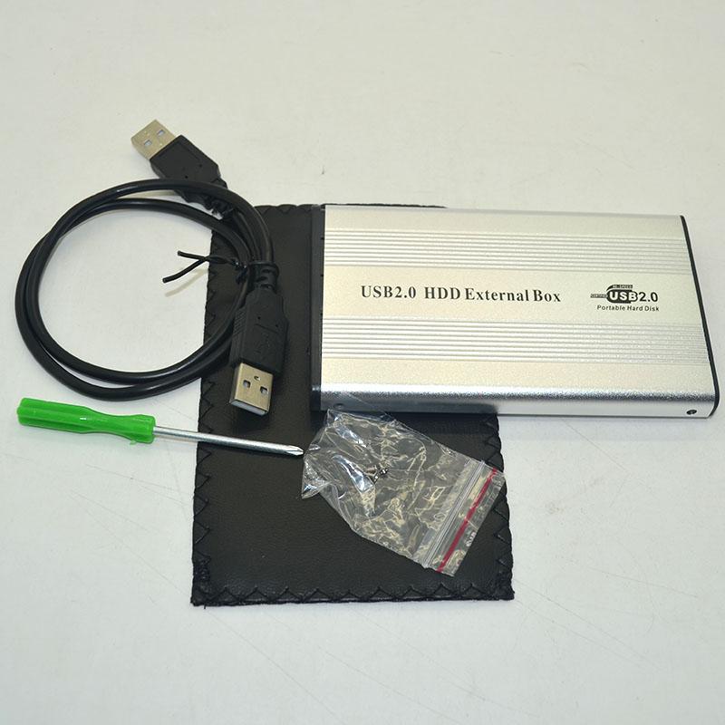 New aluminum USB2.0 HDD Enclosure support all 2.5-inch laptop hard drive